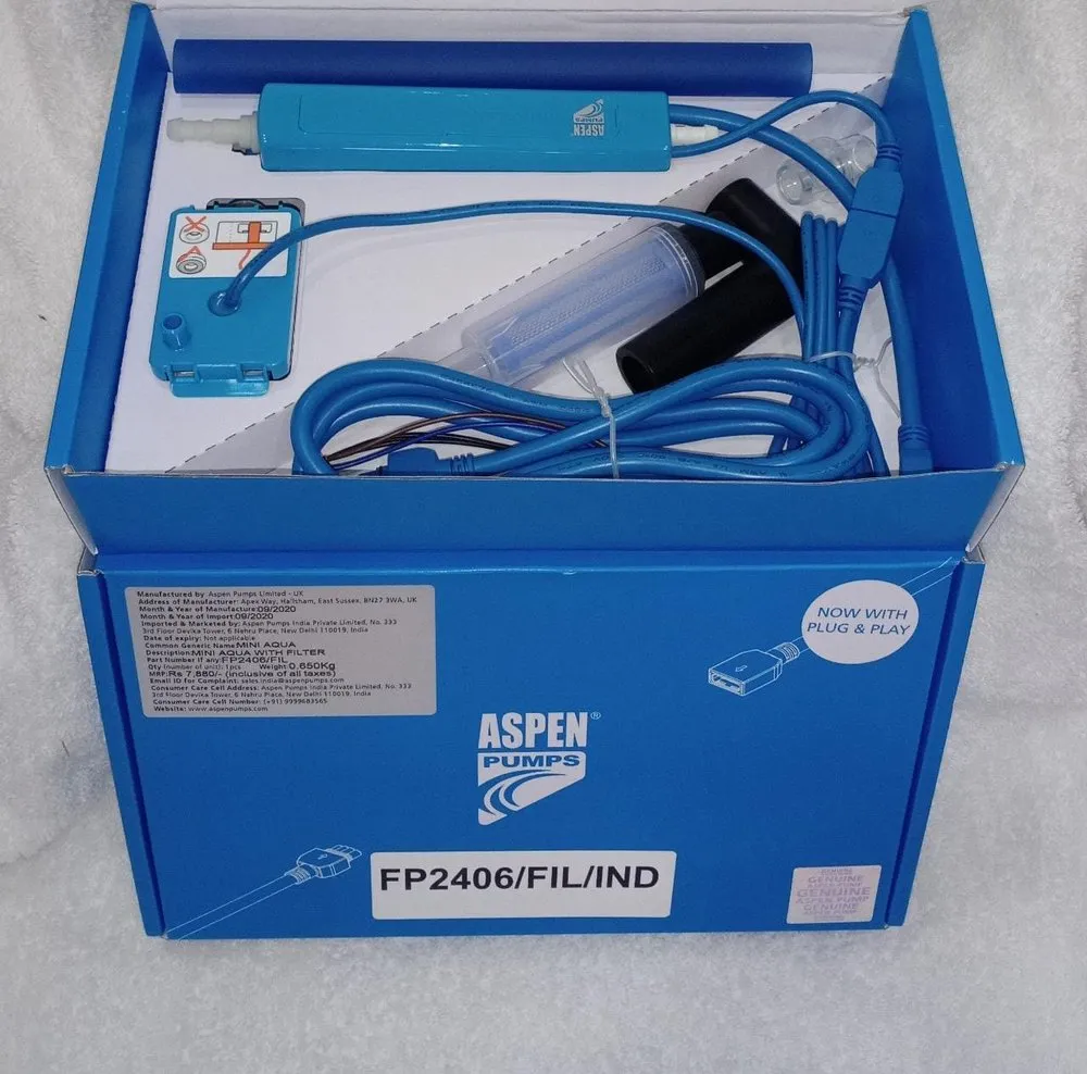 Aspen Drain Pump -MINI AQUA (FP2406/2), Max Flow Rate: 16KW